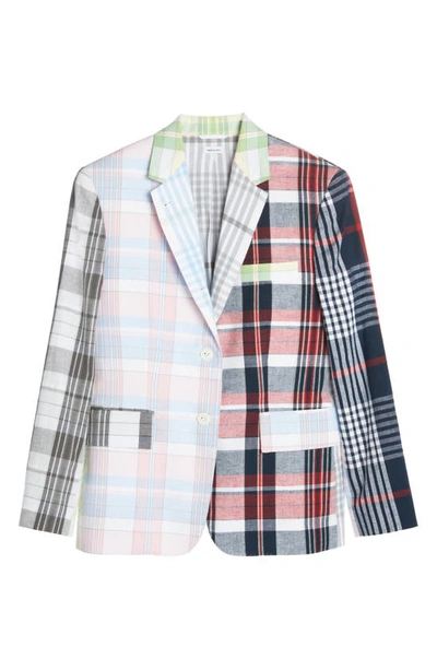 Shop Thom Browne Fit 1 Fun-mix Check Sport Coat In Light Pink