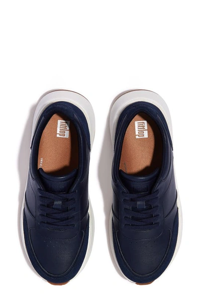 Shop Fitflop F-mode Sneaker In Midnight Navy