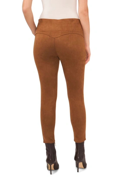 Shop Vince Camuto Wide Waistband Leggings In Vicuna