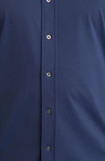 Shop Rhone Commuter Slim Fit Performance Button-up Shirt In Navy