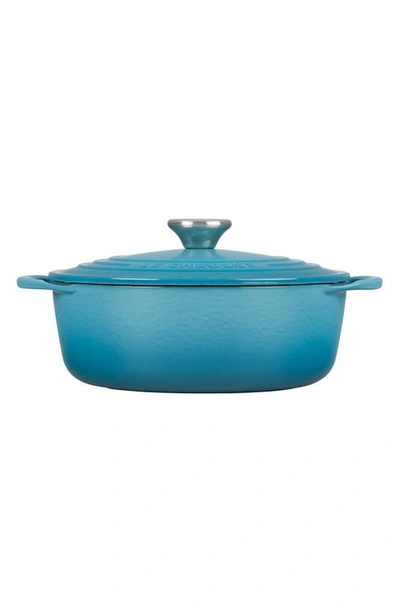 Le Creuset Signature 2.75 Quart Enamel Dutch Oven In Caribbean