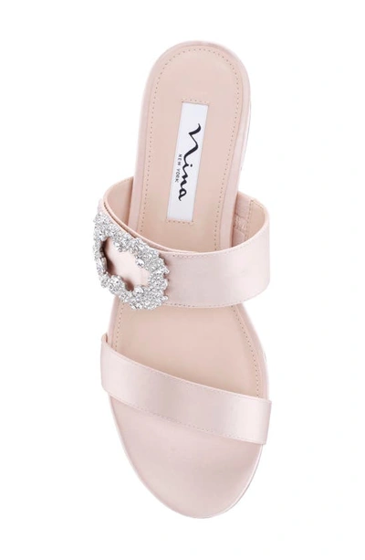 Shop Nina Shavone Sandal In Pearl Rose