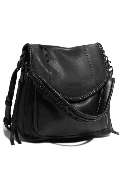 Aimee Kestenberg All For Love Convertible Leather Shoulder Bag In Black W Black