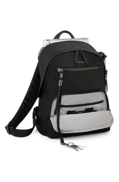Shop Tumi Voyageur Denver Backpack In Black/ Gunmetal