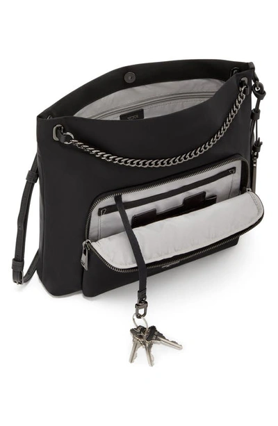 Shop Tumi Nairobi Convertible Crossbody Bag In Black/ Gunmetal