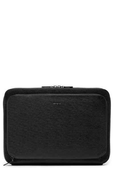 Shop Tumi Nassau Laptop Portfolio In Black Embossed