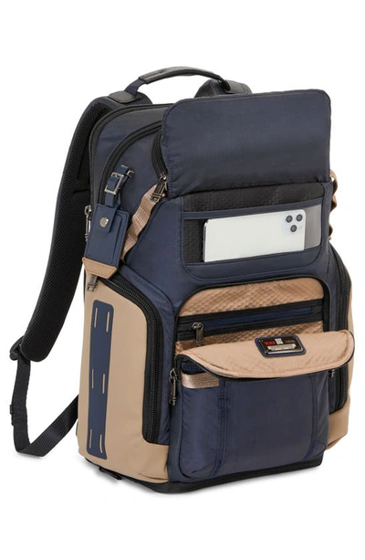 Shop Tumi Nomadic Backpack In Midnight Navy/ Khaki