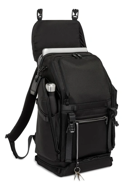 Shop Tumi Expedition Flap Backpack In Black