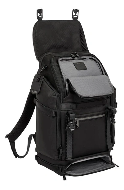 Shop Tumi Expedition Flap Backpack In Black