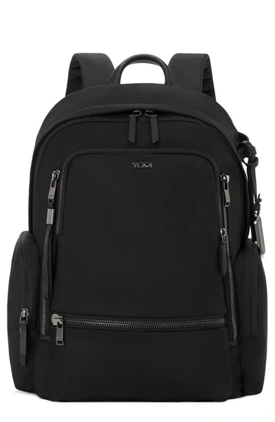 Shop Tumi Celina Backpack In Black/ Gunmetal