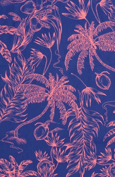 Shop Boardies Palm Tree Towel In Blue