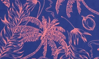 Shop Boardies Palm Tree Towel In Blue