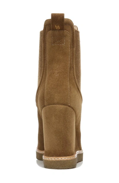 Shop Veronica Beard Aari Waterproof Wedge Chelsea Boot In Hazelwood