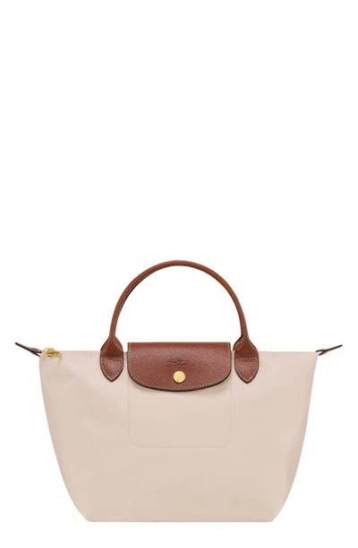 Longchamp `le Pliage Original` Small Top Handle Bag In Beige | ModeSens