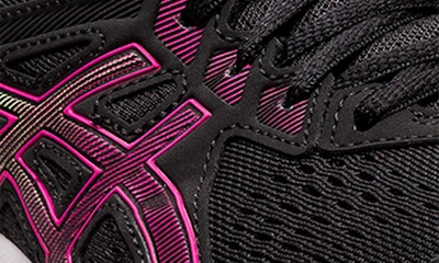 Shop Asics Gel-contend 8 Standard Sneaker In Black/ Pink Rave