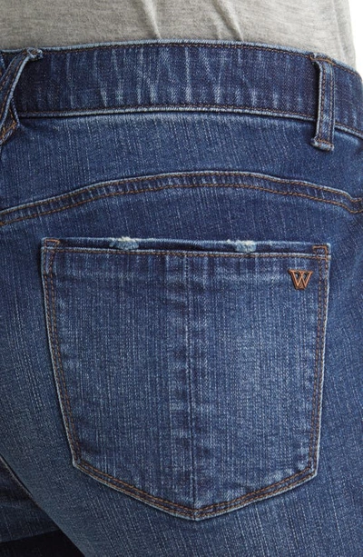 Wit & Wisdom Gemma 'ab'solution Distressed Girlfriend Jeans In Blue