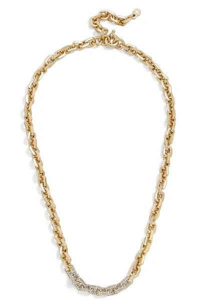 Shop Baublebar Lucy Chain Necklace In Gold
