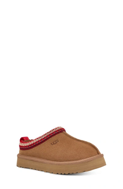 Ugg Kids K Tazz Slippers In Chestnut