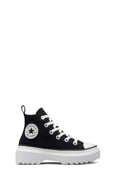 Shop Converse Kids' Chuck Taylor® All Star® Lugged High Top Sneaker In Black/ Black/ White