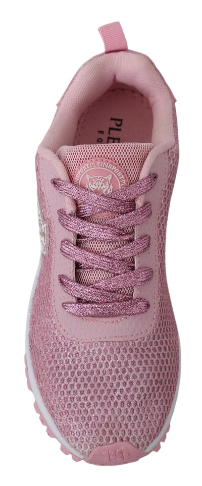 Shop Plein Sport Pink Blush Polyester Gretel Sneakers Women's Shoes In Powder Pink