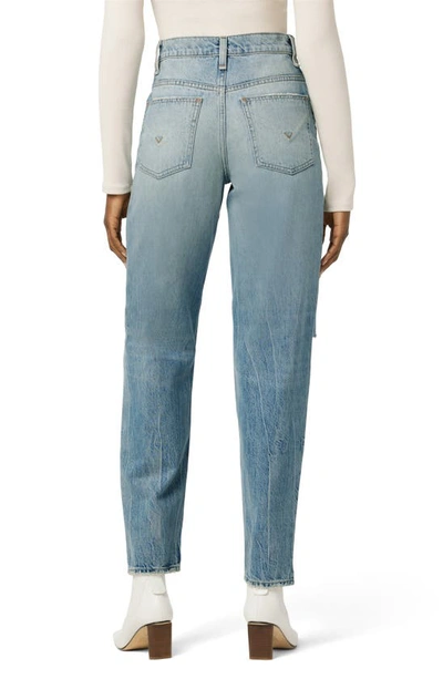 Shop Hudson James High Waist Ripped Tapered Straight Leg Jeans In Big Dipper