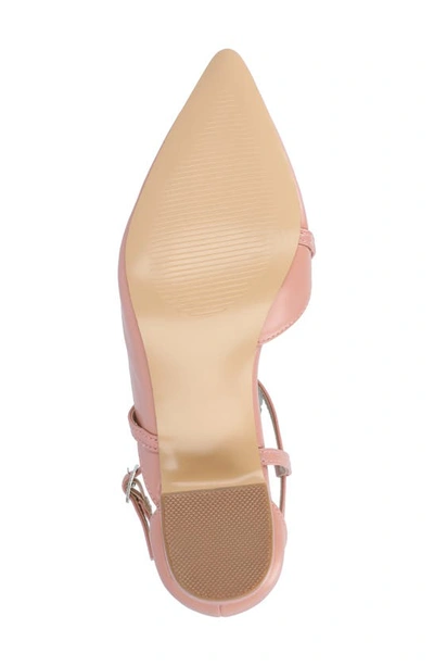 Journee Collection Journee Womens Galvinn Crisscross Strap Pointed Toe Pumps In Blush