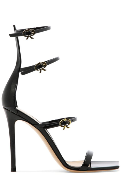 Shop Gianvito Rossi Strapped High Heel Sandals In Black