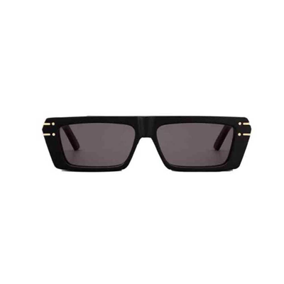 Shop Dior Eyewear Rectangular Frame Sunglasses In Black