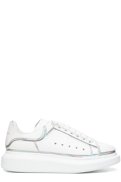 Shop Alexander Mcqueen Holographic In White
