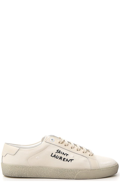 Saint laurent off hotsell white court classic sneakers