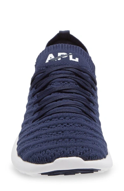 Shop Apl Athletic Propulsion Labs Techloom Wave Hybrid Running Shoe In Navy / White