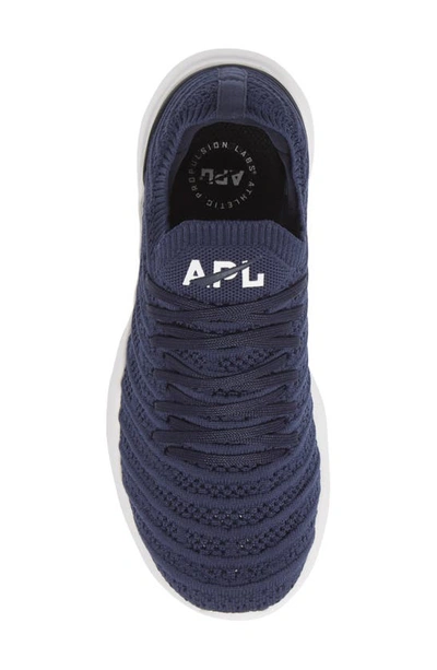 Shop Apl Athletic Propulsion Labs Techloom Wave Hybrid Running Shoe In Navy / White