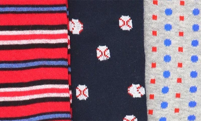 Lorenzo Uomo Cotton Blend Crew Socks In Medium Grey