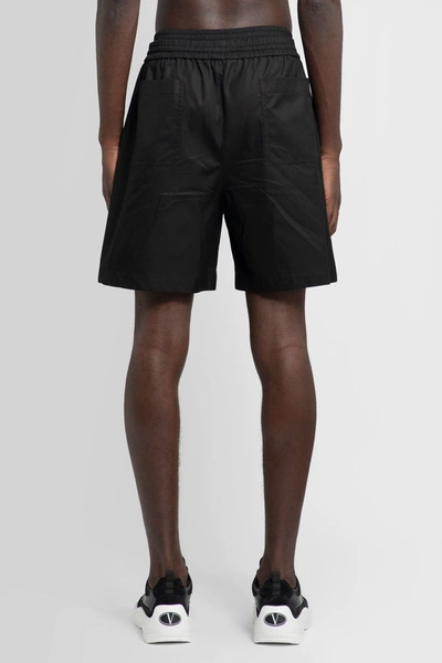 Shop Valentino Man Black Shorts