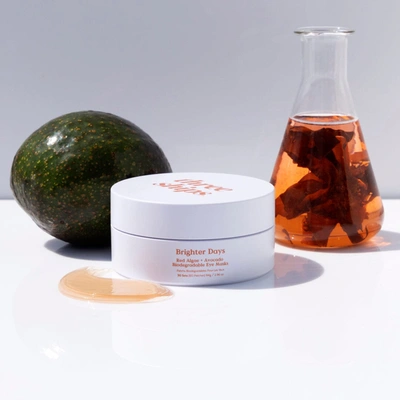 Three Ships Brighter Days Red Algae + Avocado Biodegradable Eye Masks