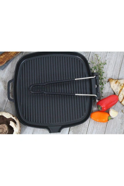 French Home 9" Square French Cast Iron Grill In Black