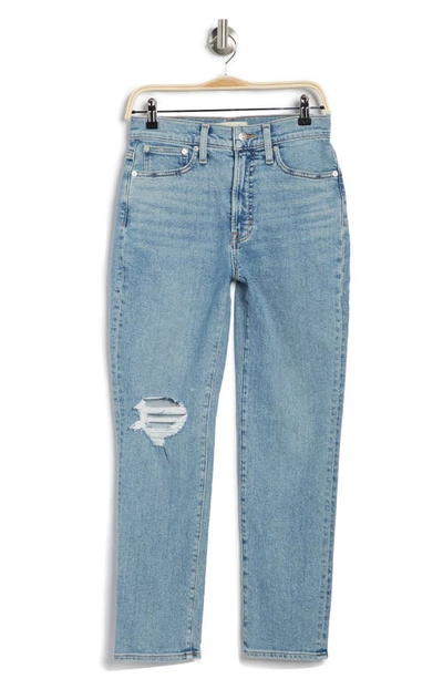 Shop Madewell The Perfect Vintage Ripped High Waist Jeans In Cardine Wash