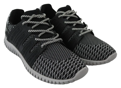 Shop Plein Sport Polyester Runner Mason Sneakers Men's Shoes In Black