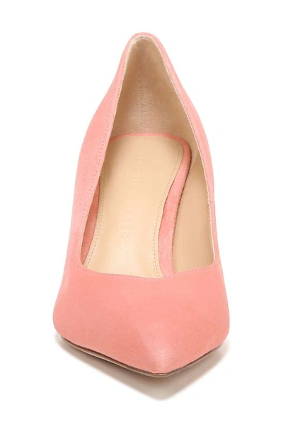 Shop Veronica Beard Lisa Pointed Toe Pump In Peach