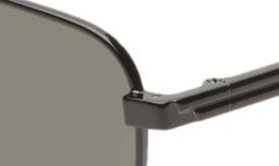 Shop Bottega Veneta 57mm Navigator Sunglasses In Black