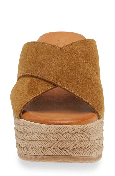 Shop Cordani Bella Espadrille Wedge Sandal In Cuero Suede