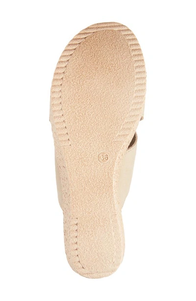 Shop Cordani Bella Espadrille Wedge Sandal In Sand-arena Suede