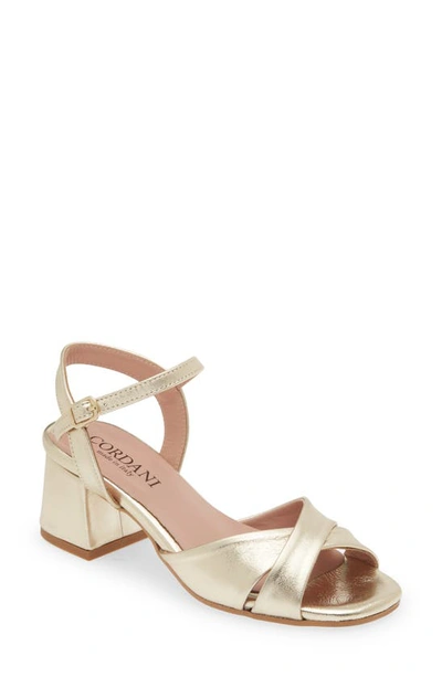 Shop Cordani Ilaria Block Heel Sandal In Platino