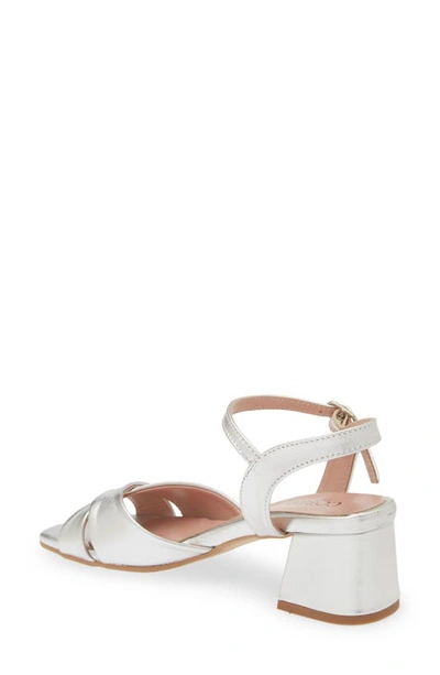 Cordani Ilaria Block Heel Sandal In Argento