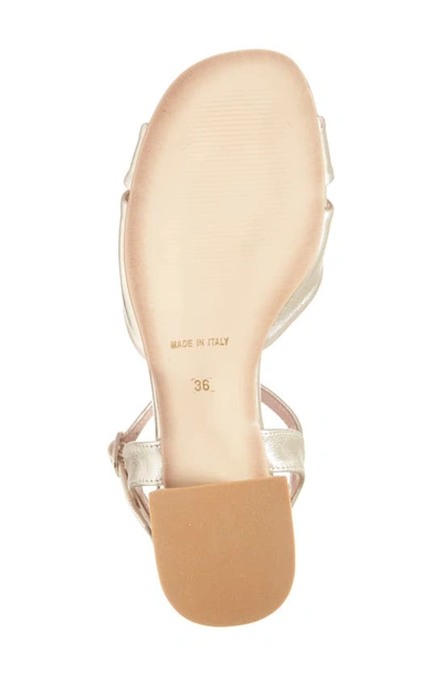 Cordani Buffy Espadrille Platform Sandal In Platino