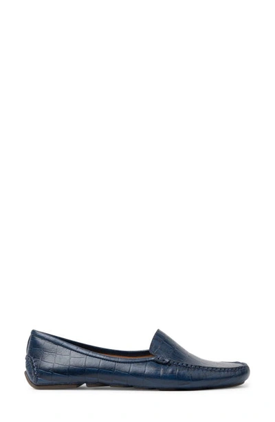 Shop Patricia Green 'jillian' Loafer In Navy Crocodile