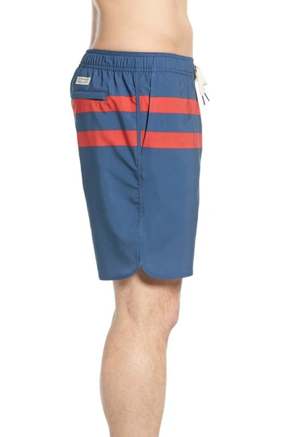 Shop Fair Harbor The Anchor Swim Trunks In Red Stripe