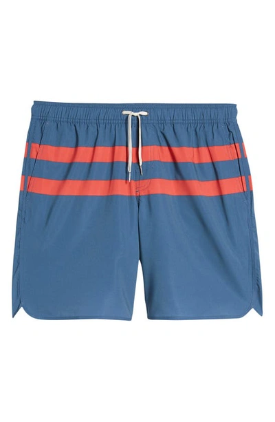 Shop Fair Harbor The Anchor Swim Trunks In Red Stripe