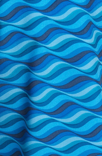 Shop Fair Harbor The Anchor Swim Trunks In Blue Art Waves