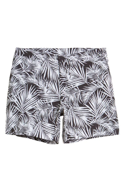 Shop Fair Harbor The Sextant Swim Trunks In White Leaves